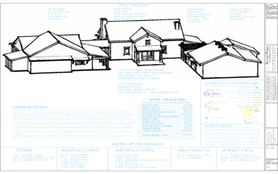 Custom Architectural Plans Cover Page